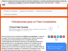 Tablet Screenshot of felizcumpleanosfeliz.com